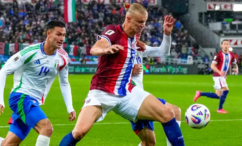 مباراة إيطاليا والنرويج